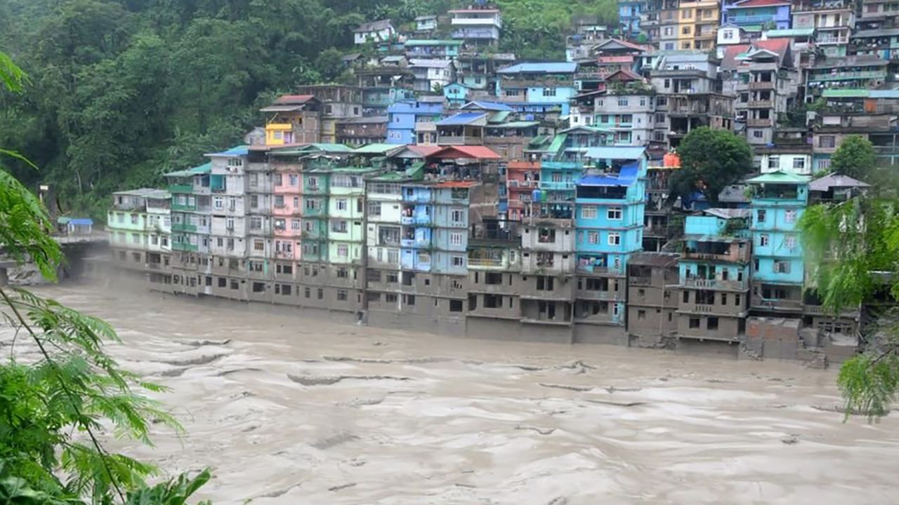 14 Killed In Sikkim Flash Floods, 23 Soldiers Among 102 Missing